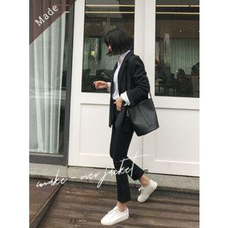 Notched-lapel Loose-fit Blazer