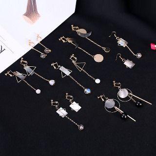 Beaded Geometric Earring