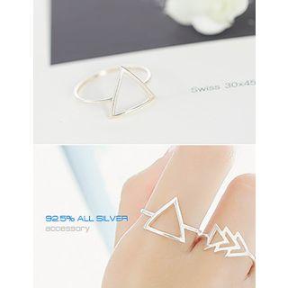 Triangle Silver Ring