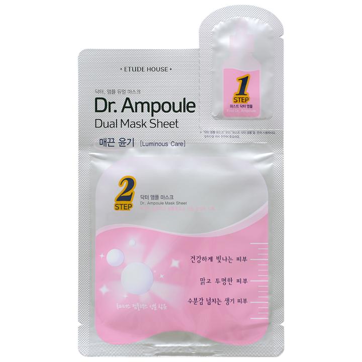 Etude House - Dr. Ampoule Dual Mask Sheet (luminous Care) 1 Pc