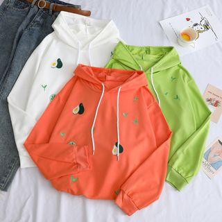 Avocado Embroidered Hoodie