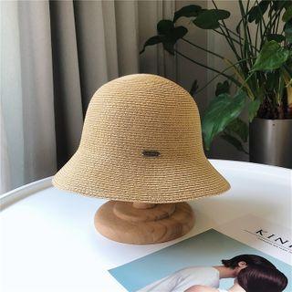 Straw Bucket Hat As Shown In Figure - M