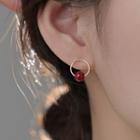 Bead Sterling Silver Earring 1 Pair - Gold - One Size