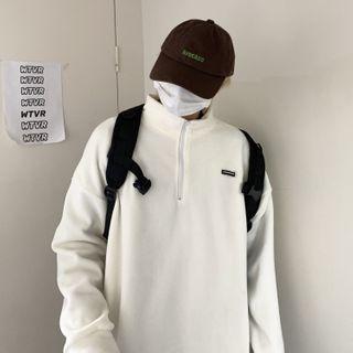 Couple Matching Half Zip Sweatshirt