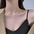 Cube Alloy Choker Gold - One Size