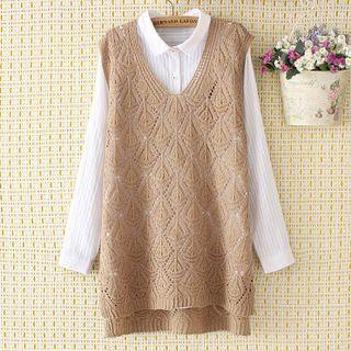 Oversized Sweater Vest