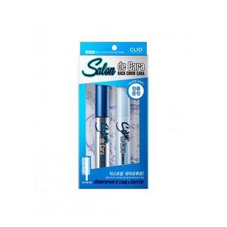 Clio - Salon De Cara Back Comb Set : Mascara 9.5ml + Remover 9.5ml