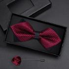 Plaid Bow Tie As Shown In Figure - One Size