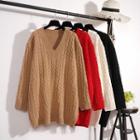 Cable Knot Oversized Sweater