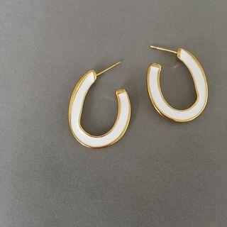 Alloy Irregular Drop Earring 1 Pair - As Shown In Figure - One Size