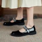 Patent Flat Mary Jane Shoes