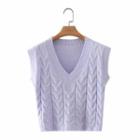 Sweater Vest Purple - One Size