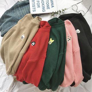 Animal Embroidered Sweater