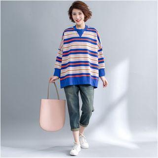 Stripe Boxy Sweater Multicolor - One Size