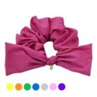 Bow Scrunchy Hair Tie In 8 Colors