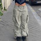 Low Rise Cargo Baggy Pants