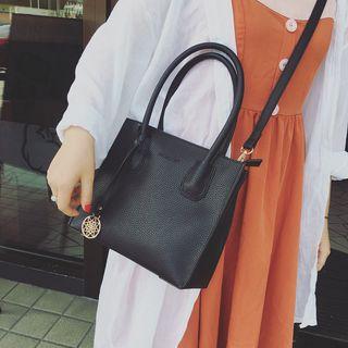 Metal-detail Zip Handbag