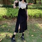 Short-sleeve Zip Polo Shirt Dress (various Designs)