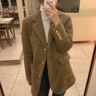 Thick Single-breasted Blazer
