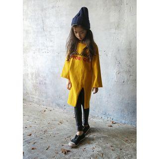Family Letter Long-sleeve Dress