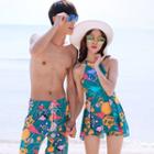 Printed Swim Dress / Beach Shorts