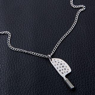 Stainless Steel Knife Pendant Necklace As Shown In Figure - One Size