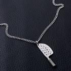 Stainless Steel Knife Pendant Necklace As Shown In Figure - One Size