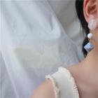 Marble Patterned Beaded Drop Earring