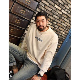 Round-neck Letter-printed Sweatshirt