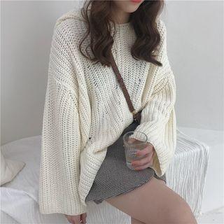 Asymmetrical Hooded Sweater