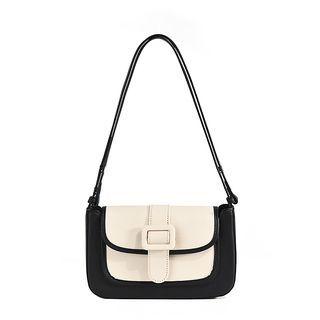 Color Panel One-shoulder Bag