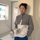 Turtleneck Woolen Bolero