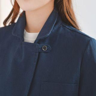 Single-breasted Cotton Blazer