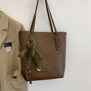 Croc Grain Tote Bag / Charm