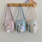 Pom Pom Holographic Crossbody Bag