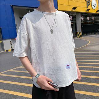 Label Applique Short-sleeve T-shirt