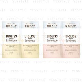 Kose - Bioliss Botanical Esth Tique Shampoo & Conditioner Trial 10g X 2 Pcs - 2 Types