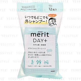Kao - Merit Day+ Dry Shampoo Sheets 12 Pcs