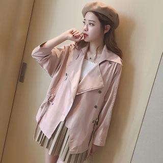 Drawstring-waist Loose-fit Parka