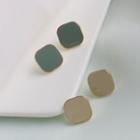 Plain Square Stud Earring
