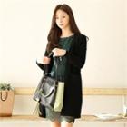 Open-front V-neck Cardigan