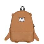 Bear-accent Nylon Backpack