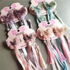 Set Of 2: Butterfly Applique Hair Clip