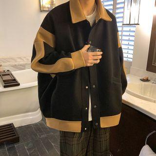 Two-tone Plain Jacket