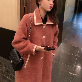 Collared Button Long Jacket
