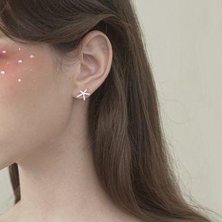 925 Sterling Silver Starfish Earring