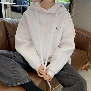 Print Loose-fit Fleece Hoodie