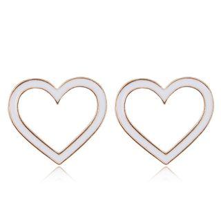 Epoxy Heart Earring
