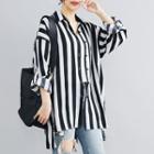 Striped Shirt Stripes - Black & White - L