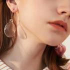 Heart & Bead Dangle Earring 1 Pair - As Shown In Figure - One Size